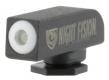 Night Fision Glow Dome for Glock Green/White Front Tritium Handgun Sight - GLK000001WGX