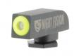 Night Fision Glow Dome for Glock Fixed Green/Yellow Tritium Handgun Sight - GLK000001YGX