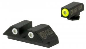 Night Fision Night Sight Set Square Front/U-Notch Rear fits For Glock 2021,29-32,36,40-41 Square Front/U-Notch Rear - GLK002007YGW Night Fision Night Sight Set Square Front/U-Notch Rear fits For Glock 2021,29-32,36,40-41 Square Front/U-Notch Rear - GLK002007YGW