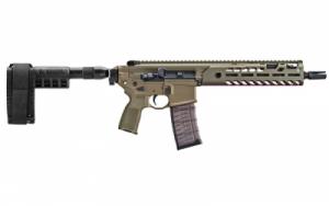 Sig Sauer MCX Virtus 5.56 NATO 11.5 Flat Dark Earth 30RD W/ PSB - PMCX11BTAPFDE Sig Sauer MCX Virtus 5.56 NATO 11.5 Flat Dark Earth 30RD W/ PSB - PMCX11BTAPFDE