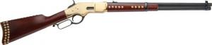Cimarron Firearms 1866 Yellowboy Pawnee Carbine Lever Action Rifle .45 LC 19" Round Barrel 10 Round - CA228G19 Cimarron Firearms 1866 Yellowboy Pawnee Carbine Lever Action Rifle .45 LC 19" Round Barrel 10 Round - CA228G19