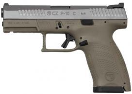 CZ P10 COMPACT FDE WHITE 9MM - CZ91528 CZ P10 COMPACT FDE WHITE 9MM - CZ91528