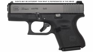 Glock 26 Gen 5 9mm 3.4" Glock Night Sights 10+1 - PA2650701 Glock 26 Gen 5 9mm 3.4" Glock Night Sights 10+1 - PA2650701