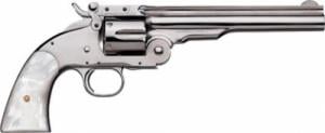 Uberti 1875 No. 3 2nd Model Top Break Stainless 38 Special Revolver