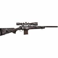 Howa Rifle .22-250 Rem Full KRYPTEK Typhon Camo Nikko Stirling 4-16 Scope Bipod Combo 20" Threaded Barrel - HKF71227KTF
