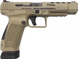 Century International Arms Inc. Arms Canik TP9SFX 9mm 5.25" Desert Tan Fiber Optic/Warren Tactical Sights 20+1