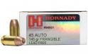 Hornady Frangible 45 ACP Ammo 50 Round Box