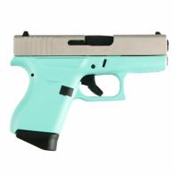 GLOCK 43 ROBIN BLUE/ SILVER 9MM - UI4350201ROBIN