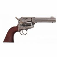 Traditions Firearms 1873 Frontier Nickel Engraved 45 Long Colt Revolver - SAT73-141/LE Traditions Firearms 1873 Frontier Nickel Engraved 45 Long Colt Revolver - SAT73-141/LE