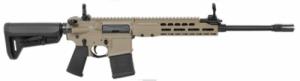 Barrett REC7 Flyweight 5.56x45mm NATO 16" 30+1 Flat Dark Earth Cerakote Black 6 Position Stock Black Polymer Grip - 17067