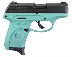 Ruger EC9s Turquoise/Black 9mm Pistol - 3285 Ruger EC9s Turquoise/Black 9mm Pistol - 3285