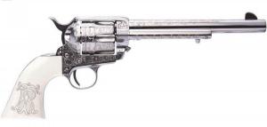 Cimarron Teddy Roosevelt Engraved Frontier 45 Long Colt Revolver - PP415LNTRII Cimarron Teddy Roosevelt Engraved Frontier 45 Long Colt Revolver - PP415LNTRII