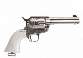 Cimarron George S. Patton Engraved Frontier 4.75" 45 Long Colt Revolver