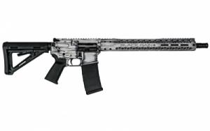 Black Rain Ordnance Spec15 Black and White Battleworn 223 Remington/5.56 NATO AR15 Semi Auto Rifle - BROSPECMOEBWBTL