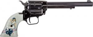 Heritage Manufacturing Rough Rider Pin-Up Lady Luck 6.5" 22 Long Rifle Revolver - RR22B6PIPUP1