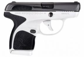 Taurus Spectrum 380 Automatic Colt Pistol (ACP) Double 2.80" 6+1/7+1 White Polymer Frame Black Synthetic Grip Black C - 1007031301