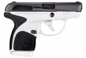 Taurus Spectrum 380 Automatic Colt Pistol (ACP) Double 2.80" 6+1/7+1 White Polymer Frame Black Synthetic Grip Black C - 1007031301 Taurus Spectrum 380 Automatic Colt Pistol (ACP) Double 2.80" 6+1/7+1 White Polymer Frame Black Synthetic Grip Black C - 1007031301