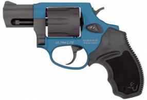 Taurus 856 Ultra-Lite Black/Azure 38 Special Revolver - 2856021ULC09