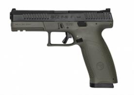 CZ P-10 F 9MM ODG/BLK SLIDE Night Sights 19RD - 91545 CZ P-10 F 9MM ODG/BLK SLIDE Night Sights 19RD - 91545