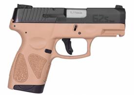 Taurus 1-G2S931T G2S 9mm 3.26" 7+1 Tan Black Carbon Steel Tan Polymer Grip - 1G2S931T