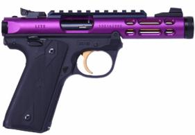 Ruger Mark IV 22/45 Lite .22 LR 4.4" Threaded Purple Anodized Finish 10+1 - 43931 Ruger Mark IV 22/45 Lite .22 LR 4.4" Threaded Purple Anodized Finish 10+1 - 43931