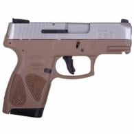 Taurus G2S 9mm Sil/Brown 3.25" Striker Fired 2 - 7rd magazin - 1G2S939B