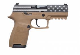 Sig Sauer P320 FLAG 9MM 15RD COYOTE - 320C9DVS18 Sig Sauer P320 FLAG 9MM 15RD COYOTE - 320C9DVS18