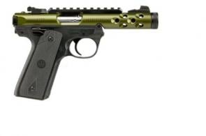 Ruger Mark IV 22/45 Lite Black/Green Anodized 22 Long Rifle Pistol