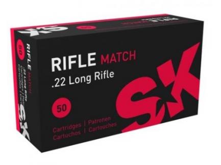 SK Rifle Match 22 LR 40gr LRN 50rd