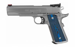 Colt Gold Cup Trophy .38 Super 5" Stainless, G10 Grips, 9+1 Capacity