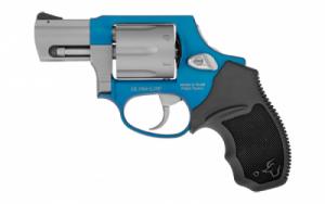Taurus 856 Ultra-Lite Stainless/Azure Concealed Hammer 38 Special Revolver - 2-856029ULCH09 Taurus 856 Ultra-Lite Stainless/Azure Concealed Hammer 38 Special Revolver - 2-856029ULCH09
