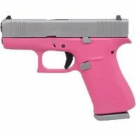 GLOCK 43X 9MM PRISON PINK FRAME SILVER PVD - PX435SL201PPSA