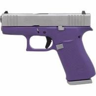 GLOCK 43X 9MM BRIGHT PURPLE FRAME SILVER PVD - PX4350201BPSA