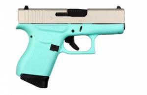 Glock G43 Apollo Custom Robins Egg Blue/Silver 9mm Pistol - ACG00815