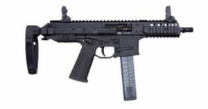 B&T GHM9 G2 9mm, 6" Barrel, Black, With Brace, 30 Rounds - BT4500022WB