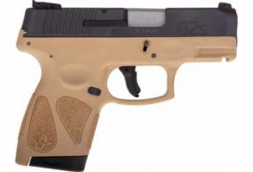 Taurus G2S 40 S&W 3.26" 7+1 Tan Black Carbon Steel Tan Polymer Grip - 1G2S4031T