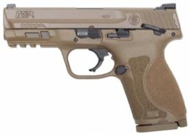 Smith & Wesson M&P 9 M2.0 Compact Flat Dark Earth Thumb Safety 9mm Pistol - 12459