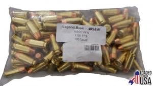 LEGEND .40S&W 155gr 100rd Flat Nose - 40SWS100BAG