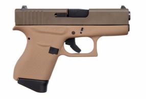 Glock G43 Apollo Custom Davidson Dark Earth/Patriot Brown 9mm Pistol - ACG00858 Glock G43 Apollo Custom Davidson Dark Earth/Patriot Brown 9mm Pistol - ACG00858