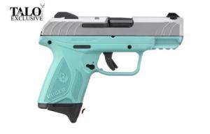 Ruger Security-9 Compact Turquoise/Silver 9mm Pistol - 3838 Ruger Security-9 Compact Turquoise/Silver 9mm Pistol - 3838