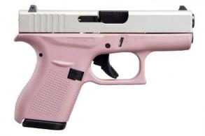 Glock G42 Apollo Custom Pink/Silver 380 ACP Semi Auto Pistol - ACG00846