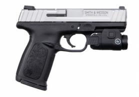 Smith & Wesson SD40VE .40 S&W Pistol CTC 10R Stainless Steel - 13047 Smith & Wesson SD40VE .40 S&W Pistol CTC 10R Stainless Steel - 13047