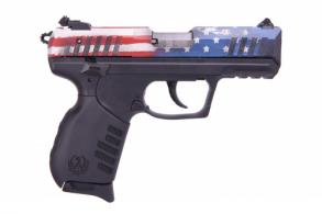 Ruger SR22 US FLAG .22 LR 3.5 Black Adjustable Sights