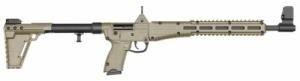 Kel-Tec - Sub-2000, 40 S&W, 16", Ghost Ring Sight, Blue/Tan Syn, Foldable, M&P Mag, 15-rd - SUB2K40MPBTANHC