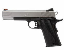 Kimber Stainless LW .45ACP, 5", Reverse Two-Tone Pistol, White Dot Rear/Red Fiber Optic Sights, 8rd Magazine, Black Laminate Wo - 3700607 Kimber Stainless LW .45ACP, 5", Reverse Two-Tone Pistol, White Dot Rear/Red Fiber Optic Sights, 8rd Magazine, Black Laminate Wo - 3700607