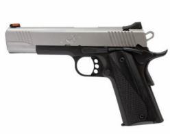 Kimber  Stainless LW .45ACP, 5", Reverse Two-Tone Pistol, White Dot Rear/Red Fiber Optic Sights, 8rd Magazine, Black Laminate Wo