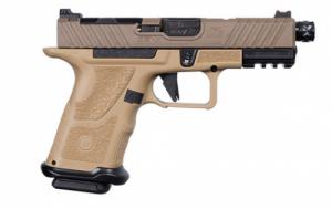 ZEV Technologies OZ9 Elite Compact Flat Dark Earth Threaded Barrel 9mm Pistol - OZ9CCPTFDEBTH ZEV Technologies OZ9 Elite Compact Flat Dark Earth Threaded Barrel 9mm Pistol - OZ9CCPTFDEBTH