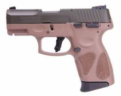 Taurus G2C Brown/Green 9mm Pistol - 1G2C93B12B