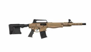 Escort SDX12 Tactical 12ga 18" FDE, 2-5rd Mag, 1-2rd Mag,