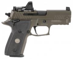 Sig Sauer P229 Compact Legion RX 9mm 3.90" 15+1 Legion Gray Cerakote Elite Black G10 Grip